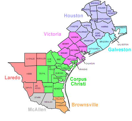 divisional map
